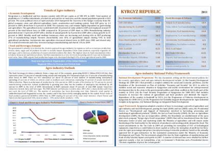 Earth / Political geography / Economy of Moldova / Kyrgyzstan / Republics / Economy of Kyrgyzstan