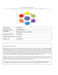 New York State Education Department Diagnostic Tool for School and District Effectiveness Self Assessment Document Name of principal:  Robert DiFlorio