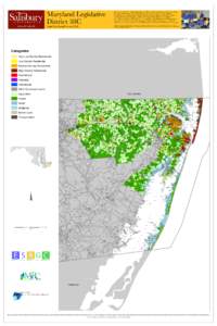 Maryland Legislative District 38C This map, a product of the Eastern Shore Regional GIS Cooperative, is presented to you by the students, faculty and staff of Salisbury University. We deeply appreciate the support and re