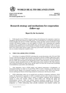 Globalization / United Nations Development Group / WHO Collaborating Centres / Global health / Public health / World Health Organization