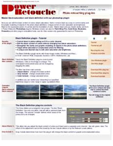 Black Definition Photoshop plugin for editing black content of colors