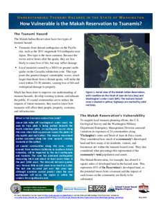 UNDERSTANDING TSUNAMI HAZARDS  IN THE STATE