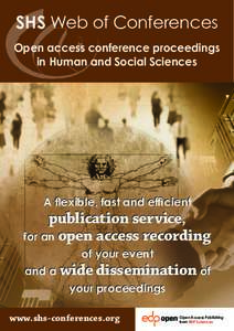 SHS Web of Conferences Open access conference proceedings in Human and Social Sciences A flexible, fast and efficient