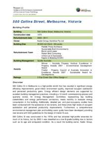 Microsoft Word - SBEnrc - Project 1.1 Case Study 500 Colins VIC.doc