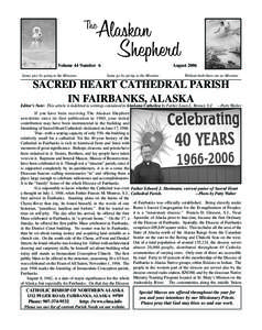 Volume 44 Number 6 Some give by going to the Missions August 2006 Some go by giving to the Missions