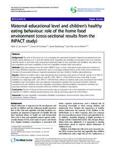 van Ansem et al. International Journal of Behavioral Nutrition and Physical Activity 2014, 11:113 http://www.ijbnpa.org/content[removed]RESEARCH