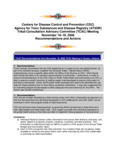 Centers for Disease Control and Prevention (CDC)