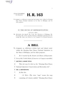 I  113TH CONGRESS 1ST SESSION  H. R. 163