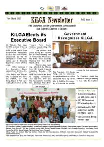 Date: March, 2012  KiLGA Newsletter Vol.2 Issue: 1
