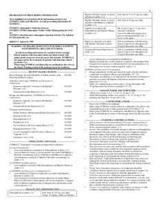 1 HIGHLIGHTS OF PRESCRIBING INFORMATION Bipolar I Disorder (manic or mixed episodes) in adults (2.2)