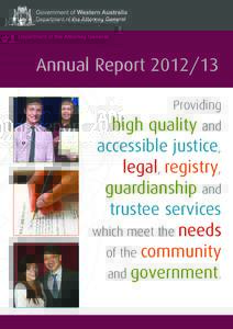 Annual Report Annual Report2013 Providing