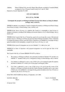 Authority:  Notice of Motion J(19), moved by Deputy Mayor Bussin, seconded by Councillor Pitfield,