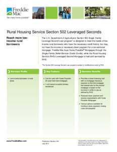 RHS Leveraged Seconds fact sheet