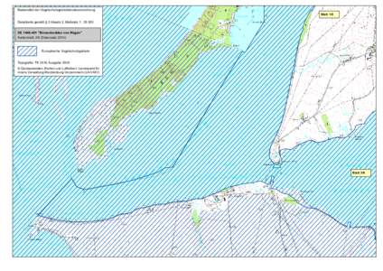 Bestandteil der Vogelschutzgebietslandesverordnung  Blatt 1/9 Detailkarte gemäß § 2 Absatz 2, Maßstab 1 : DE 