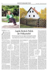 HINTERGRUND  8 Tages-Anzeiger · Dienstag, 22. September 2009