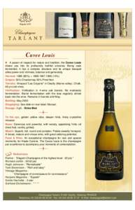 Champagne Tarlant - Cuvee Louis