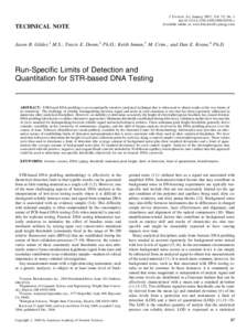 J Forensic Sci, January 2007, Vol. 52, No. 1 doi:[removed]j[removed]00318.x Available online at: www.blackwell-synergy.com TECHNICAL NOTE