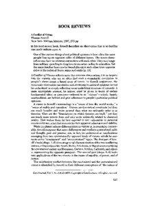 Political philosophy / A Conflict of Visions / Thomas Sowell / Systems theory / Friedrich Hayek / Public choice theory / Sowell / Social actions / Spontaneous order / Libertarianism / Conservatism in the United States / Knowledge