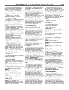 Emission standards / Air pollution in the United States / Air pollution / Hazardous waste / 94th United States Congress / Toxic Substances Control Act / Clean Air Act / National Emissions Standards for Hazardous Air Pollutants / Toxics Release Inventory / Pollution / Environment / United States Environmental Protection Agency