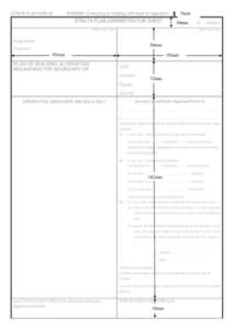 STRATA PLAN FORM 3B  WARNING: Creasing or folding will lead to rejection STRATA PLAN ADMINISTRATION SHEET