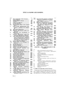 Politics of the United States / National Bank Act / Finance / Office of the Comptroller of the Currency / Comptroller / Office of Thrift Supervision / National bank / James J. Saxon / John C. Dugan / United States federal banking legislation / Economy of the United States / Community Reinvestment Act