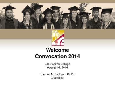 Photo – washed out here  Welcome Convocation 2014 Las Positas College August 14, 2014