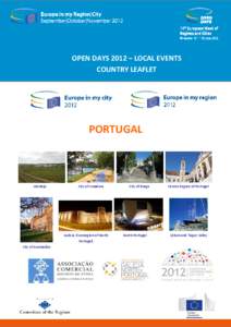 OPEN DAYS 2012 – LOCAL EVENTS COUNTRY LEAFLET PORTUGAL  Alentejo