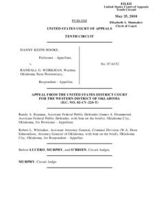 FILED United States Court of Appeals Tenth Circuit May 25, 2010 PUBLISH