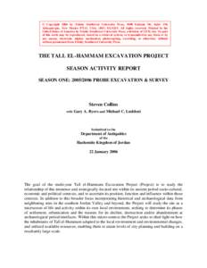 © Copyright 2006 by Trinity Southwest University Press, 5600 Eubank NE, Suite 130, Albuquerque, New Mexico 87111, USA; ([removed]All rights reserved. Printed in the United States of America by Trinity Southwest Un