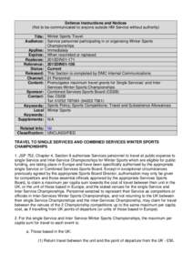 DIN 2010DIN05-014: Defence Instructions and Notices (DINs) – A Guide for Readers and Writers: Template for submitting a DIN
