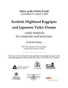 Microsoft Word - Bagpipes & Taiko study guide _composers & musicians_.doc