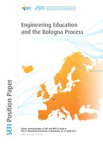 SEFI Position Paper  Engineering Education and the Bologna Process  A Joint communication of SEFI and BEST in view of