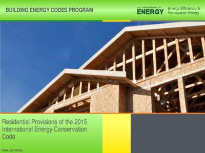 Building Energy Codes Program Commercial Program Review