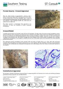 Case_Study Former Quarry Site Appraisal