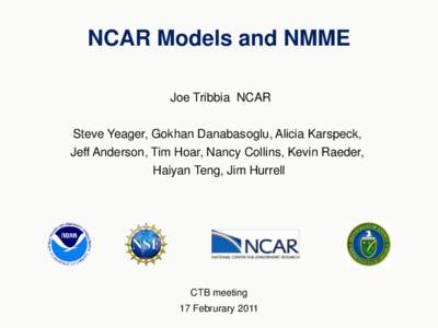 Mathematical modeling / Community Climate System Model / Initialization / Statistical forecasting / Weather prediction / Hindcast