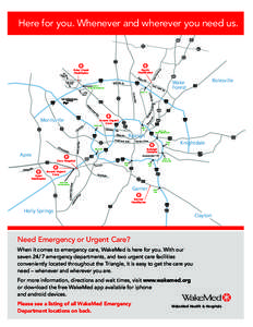 Research Triangle / Cary /  North Carolina / Interstate 440 / Raleigh /  North Carolina / Research Triangle /  North Carolina / WakeMed / North Carolina