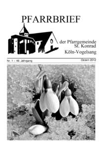 Nr. 1 – 48. Jahrgang  Ostern 2012 2