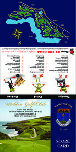 Wicklow Golf scorecard 148+297mm:Wicklow Golf scorecard