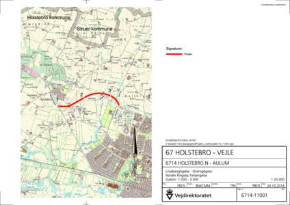 Geodatastyrelsen og Vejdirektoratet  Holstebro kommune St r