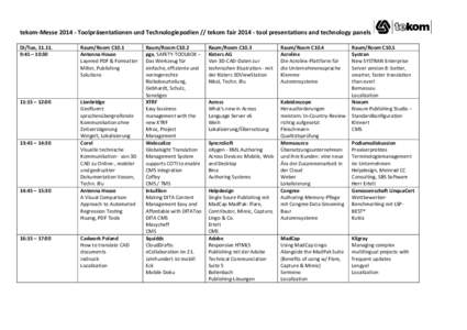 Technical communication tools / MadCap Software / Welocalize