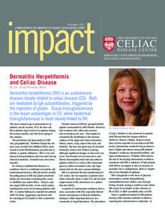 impact 1st Quarter | 2011 Dermatitis Herpetiformis and Celiac Disease By Dr. Vesna Petronic-Rosic