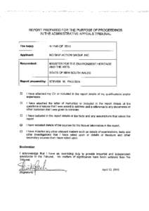 Report by Steven M. Paulsen  INTRODUCTION Please find below my expert opinion on the ex-HMAS Adelaide conditions of PCB containing items. The following information is attached: