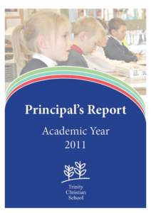 1  Principal’s Report Academic YearTrinity Christian School