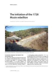 Andrew Jackson  The initiation of the 1728 Musin rebellion assurances, the fifth-columnists and military resources