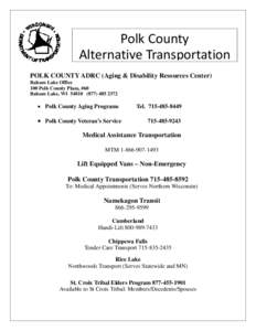 Polk County Alternative Transportation