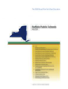 The 2008 Broad Prize for Urban Education  Buffalo Public Schools New York  	page