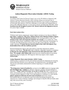 Psychiatry / Pervasive developmental disorders / Communication disorders / Therapy / Childhood psychiatric disorders / Occupational therapy / Sensory integration therapy / Autism therapies / Seaver Autism Center / Medicine / Autism / Health