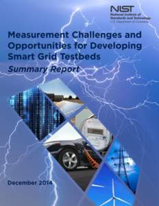 Measurement / Electric power distribution / Emerging technologies / Smart grid / Standards organizations / Smart meter / Testbed / National Institute of Standards and Technology / Electrical grid / Electric power / Energy / Electric power transmission systems