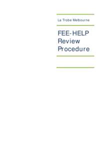 Microsoft Word - FEE-HELP Review Procedure