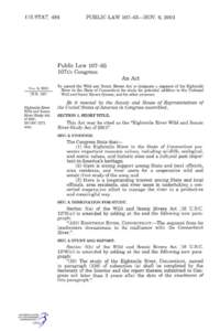 National Wild and Scenic Rivers System / Connecticut River / United States / Consolidated Natural Resources Act / Geography of the United States / East Haddam /  Connecticut / Eightmile